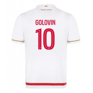 AS Monaco Aleksandr Golovin #10 Jalkapallovaatteet Kotipaita 2025-26 Lyhythihainen